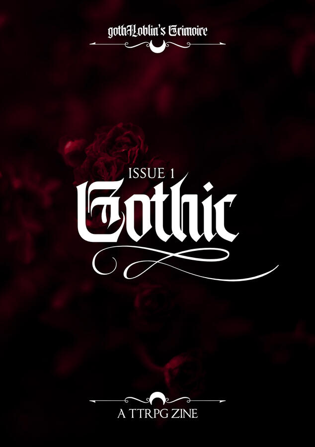 gothHoblin&#39;s Grimoire Issue 1 cover design
