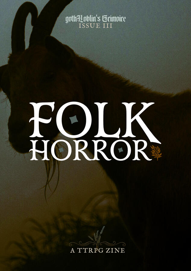 gothHoblin's Grimoire Issue 3 cover design